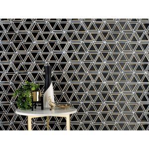 Montage Noir Oro Triangle Glass Mosaic – Floor & Decor - Sweets
